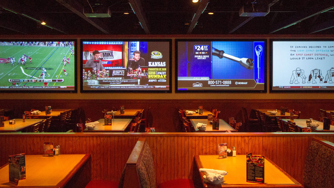 Restaurant Bar TV Screens